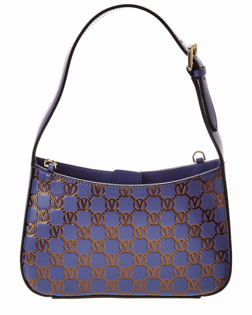 Valentino by Mario Valentino Kai Monogram Leather Crossbody