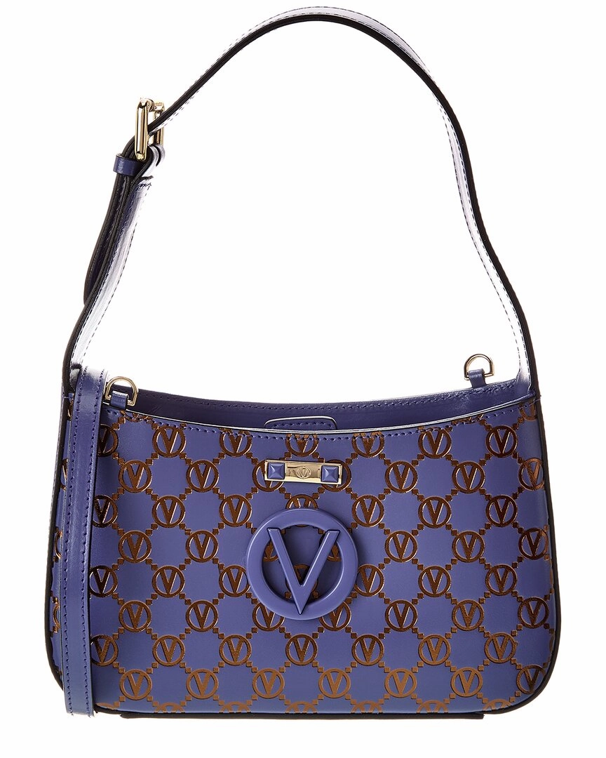 Valentino by Mario Valentino Kai Monogram Leather Crossbody