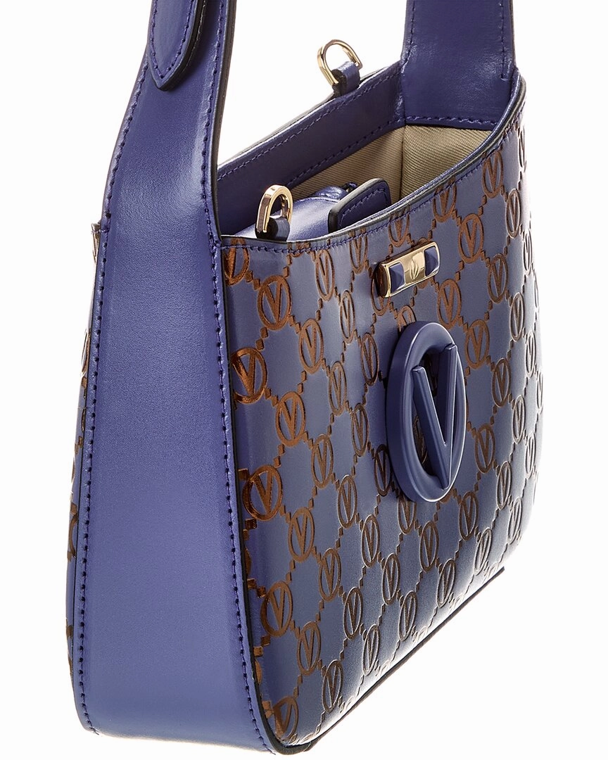 Valentino by Mario Valentino Kai Monogram Leather Crossbody