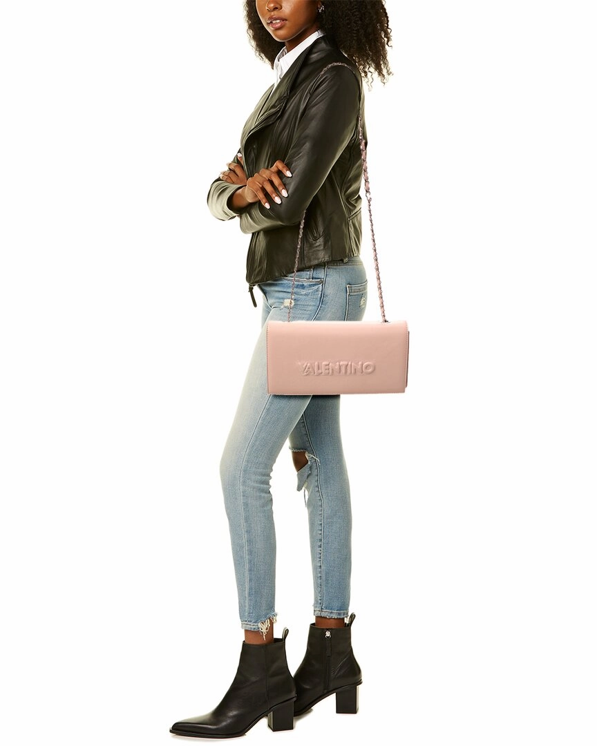 Valentino by Mario Valentino Lena Embossed Leather Crossbody