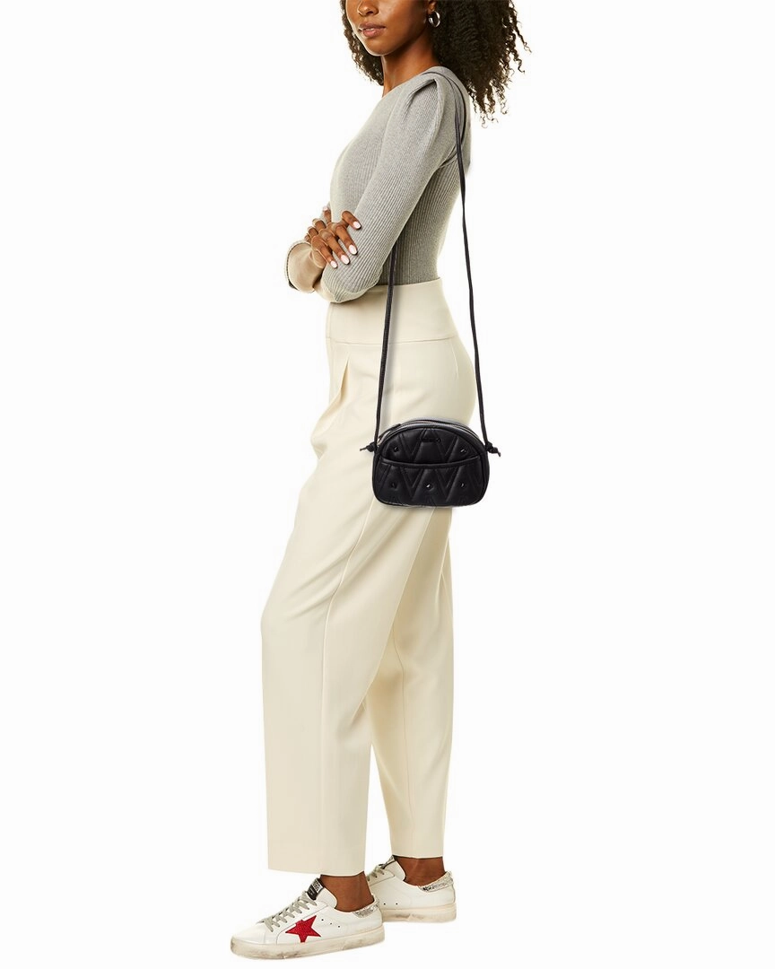 Valentino by Mario Valentino Moony Diamond Leather Crossbody