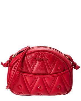 Valentino by Mario Valentino Moony Diamond Leather Crossbody