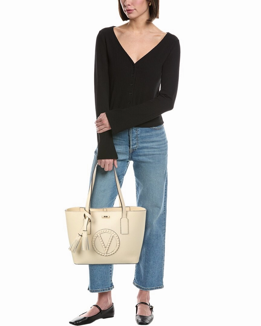 Valentino by Mario Valentino Prince Rock Leather Tote