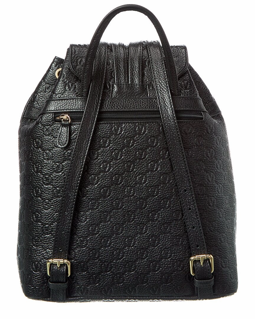 Valentino by Mario Valentino Simeon Dollaro Monogram Leather Backpack