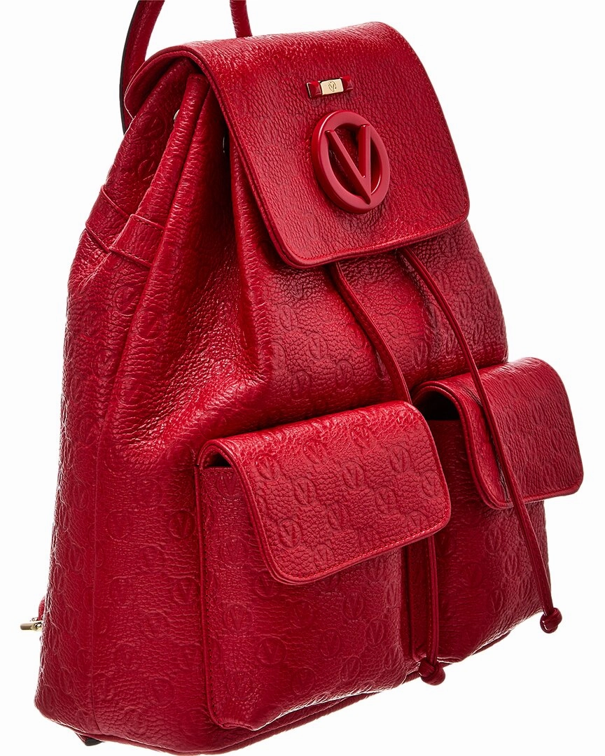 Valentino by Mario Valentino Simeon Dollaro Monogram Leather Backpack