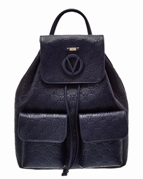Valentino by Mario Valentino Simeon Dollaro Monogram Leather Backpack