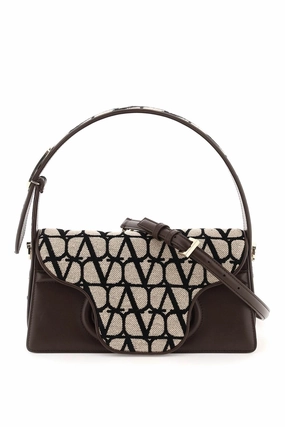 Valentino garavani 'le grand deuxime' toile iconographe shoulder bag