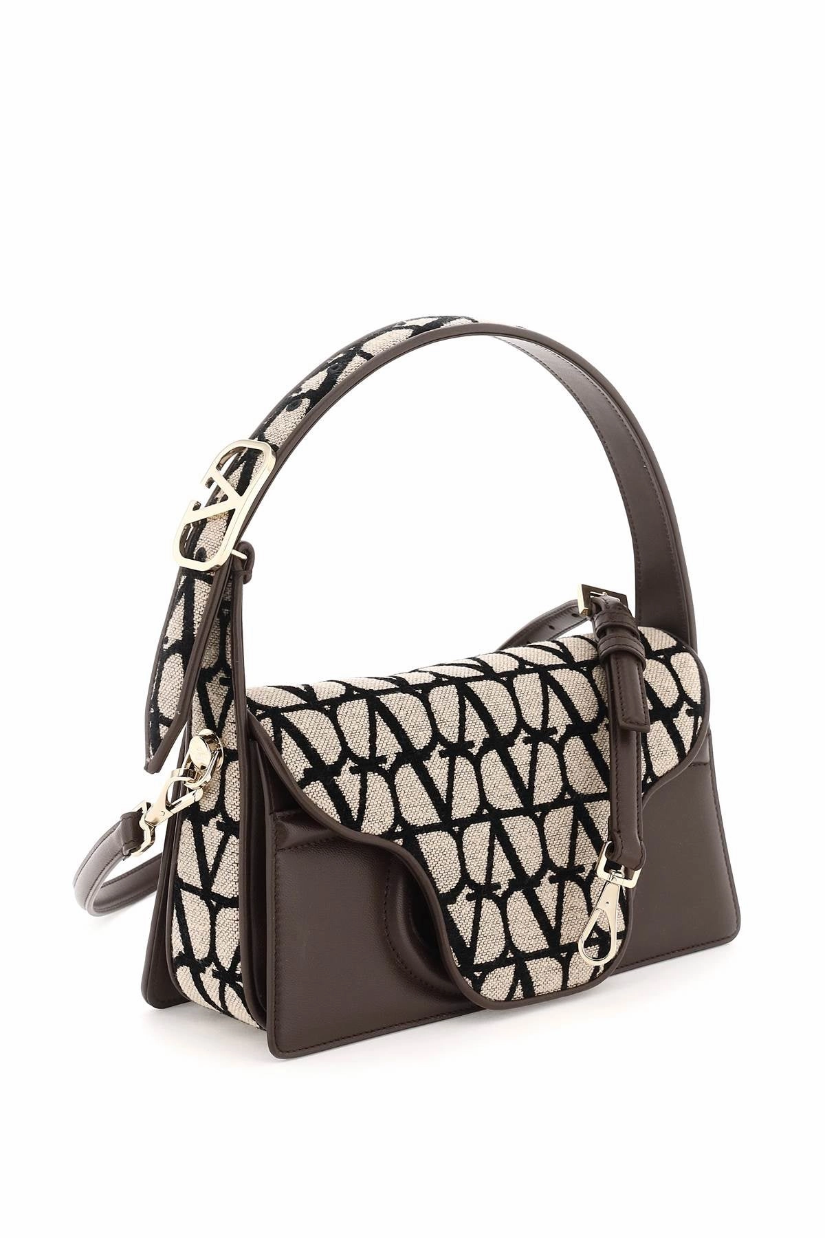 Valentino garavani 'le grand deuxime' toile iconographe shoulder bag
