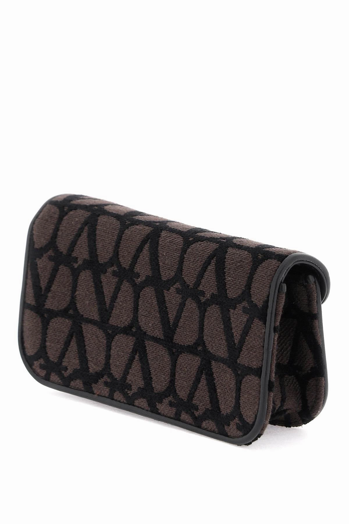 Valentino garavani small 'loc' shoulder bag in toile iconographe
