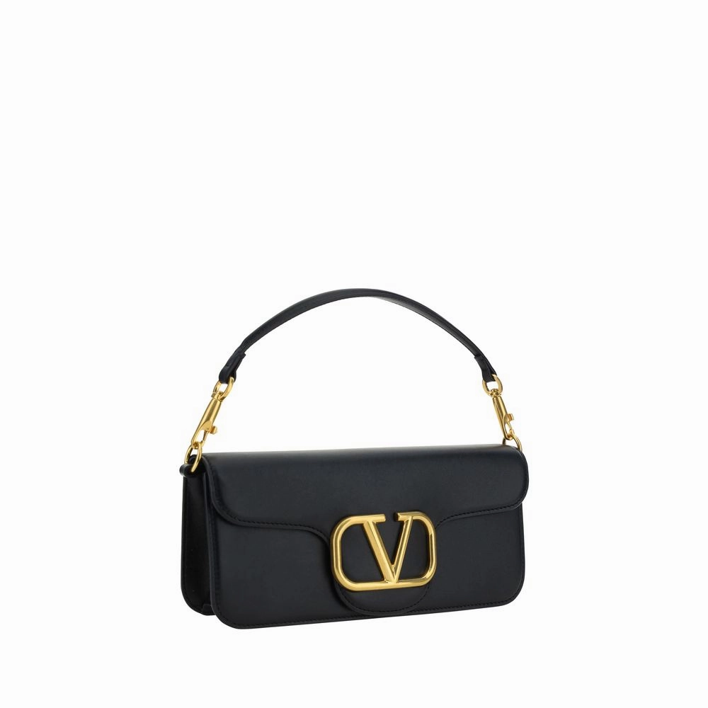 Valentino Garavani The Loc Leather Shoulder Bag