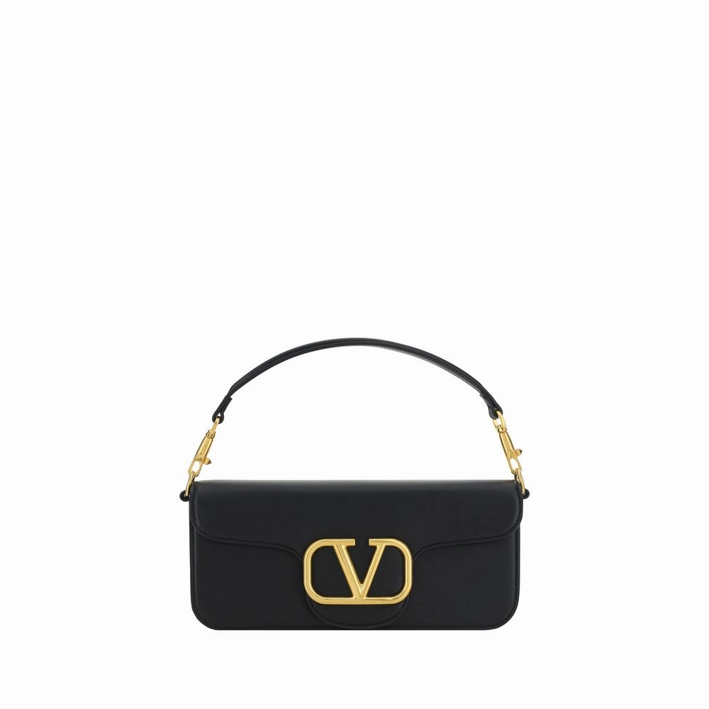 Valentino Garavani The Loc Leather Shoulder Bag