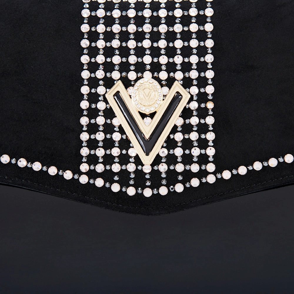 Valentino Orlandi Bag Black Sued & Black Patent Leather