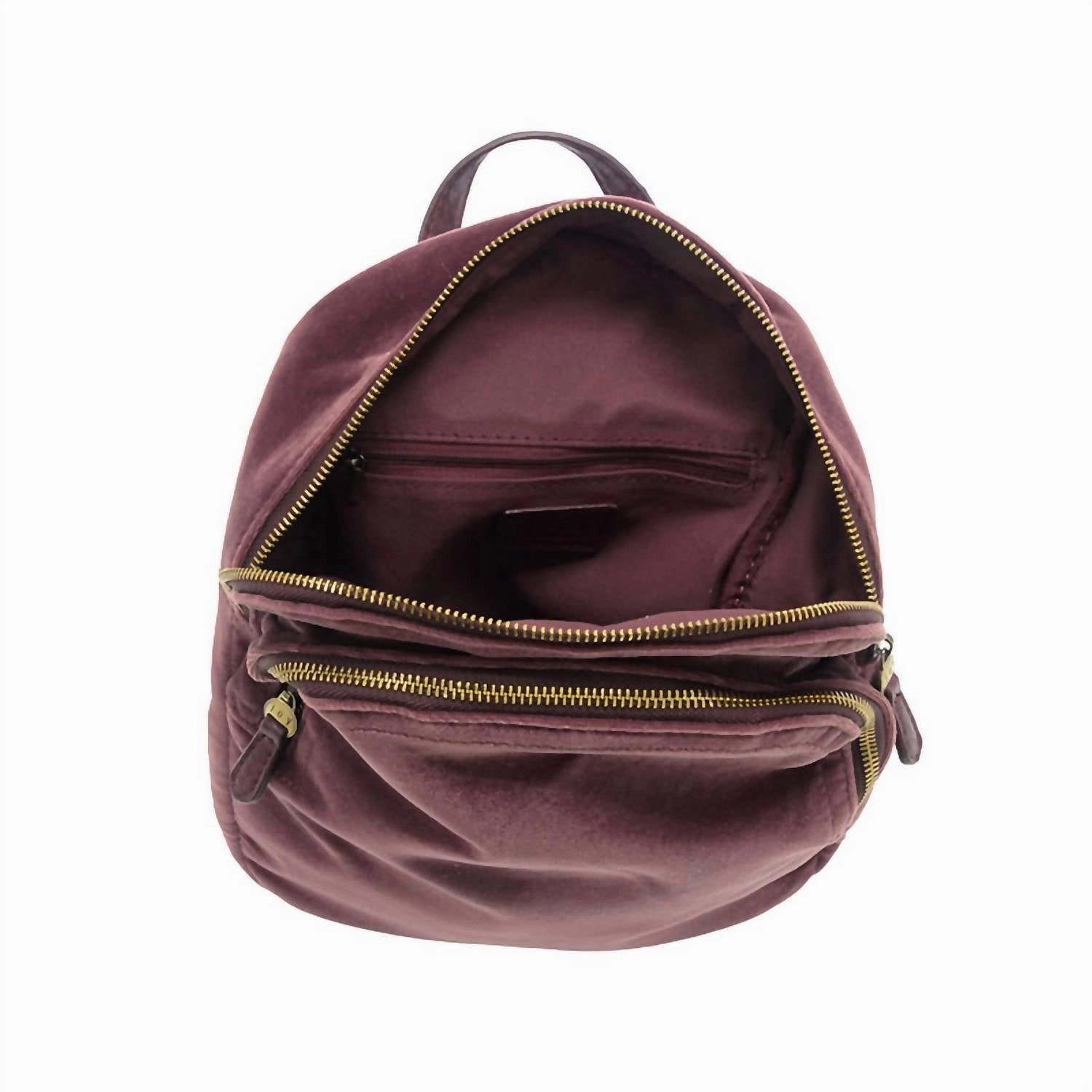 Velvet Frankie Backpack In Plum