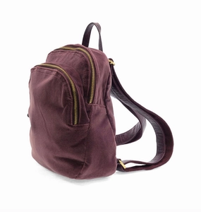 Velvet Frankie Backpack In Plum