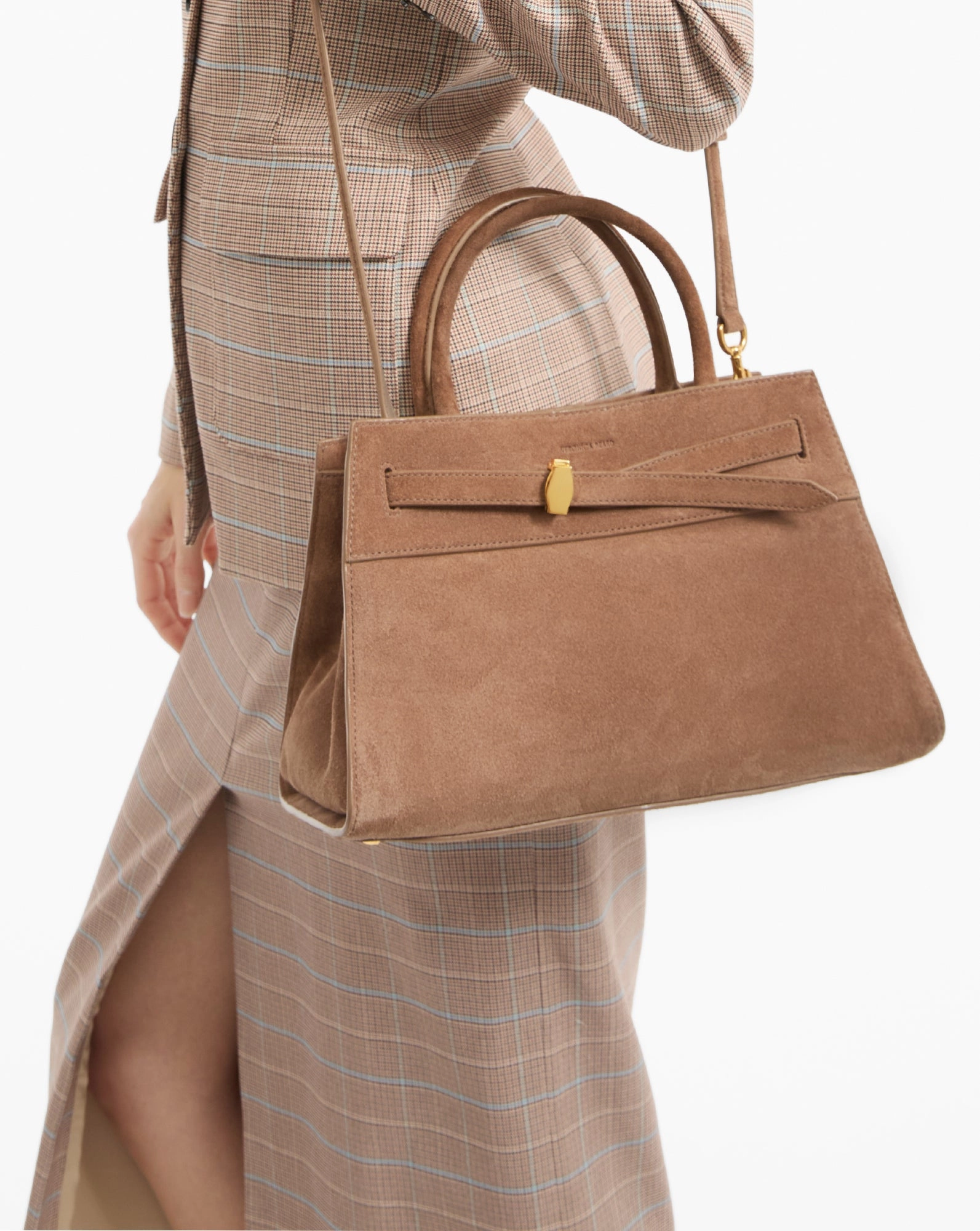 Veronica Beard Suede Dash Bag