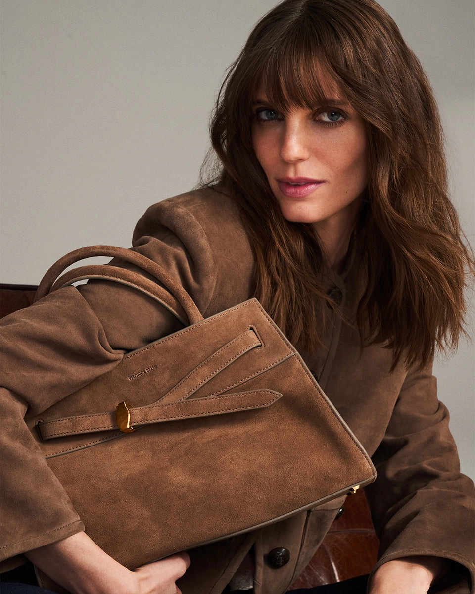 Veronica Beard Suede Dash Bag