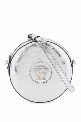 Versace 'la medusa' round camera bag