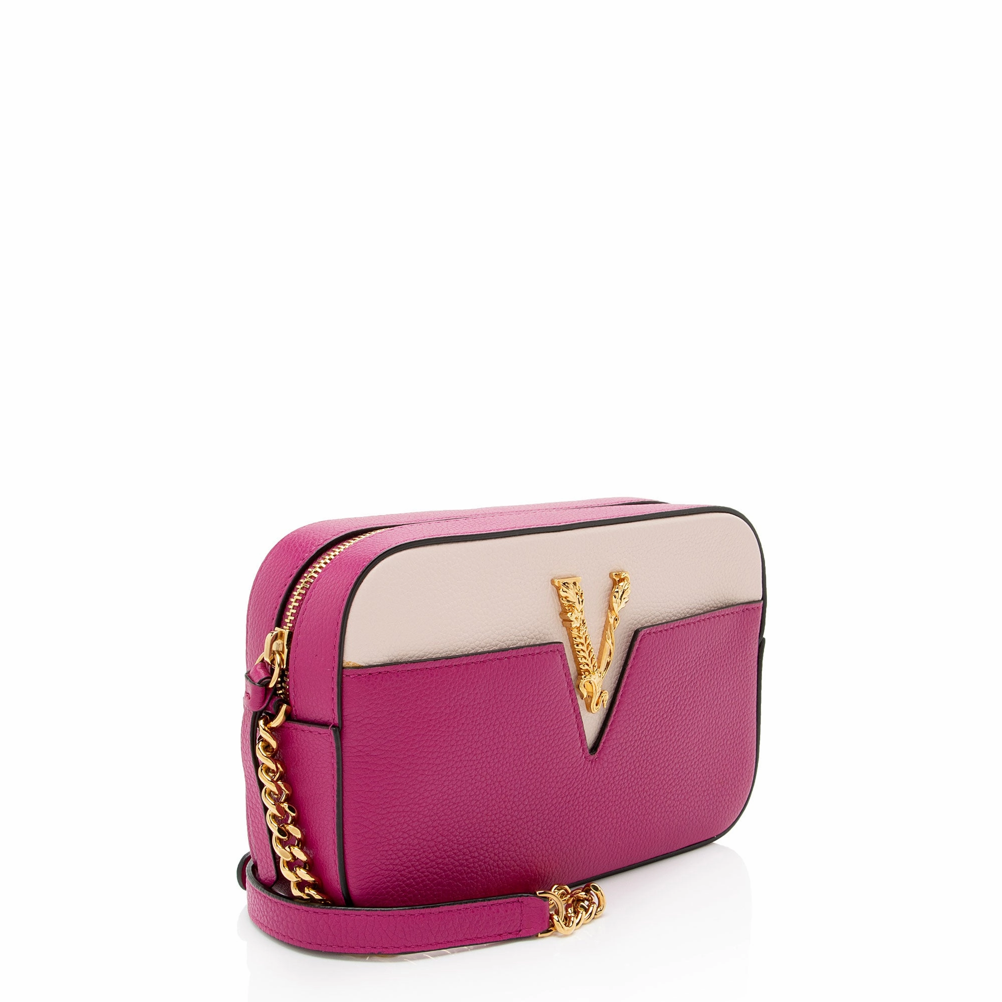 Versace Calfskin Virtus Small Camera Bag
