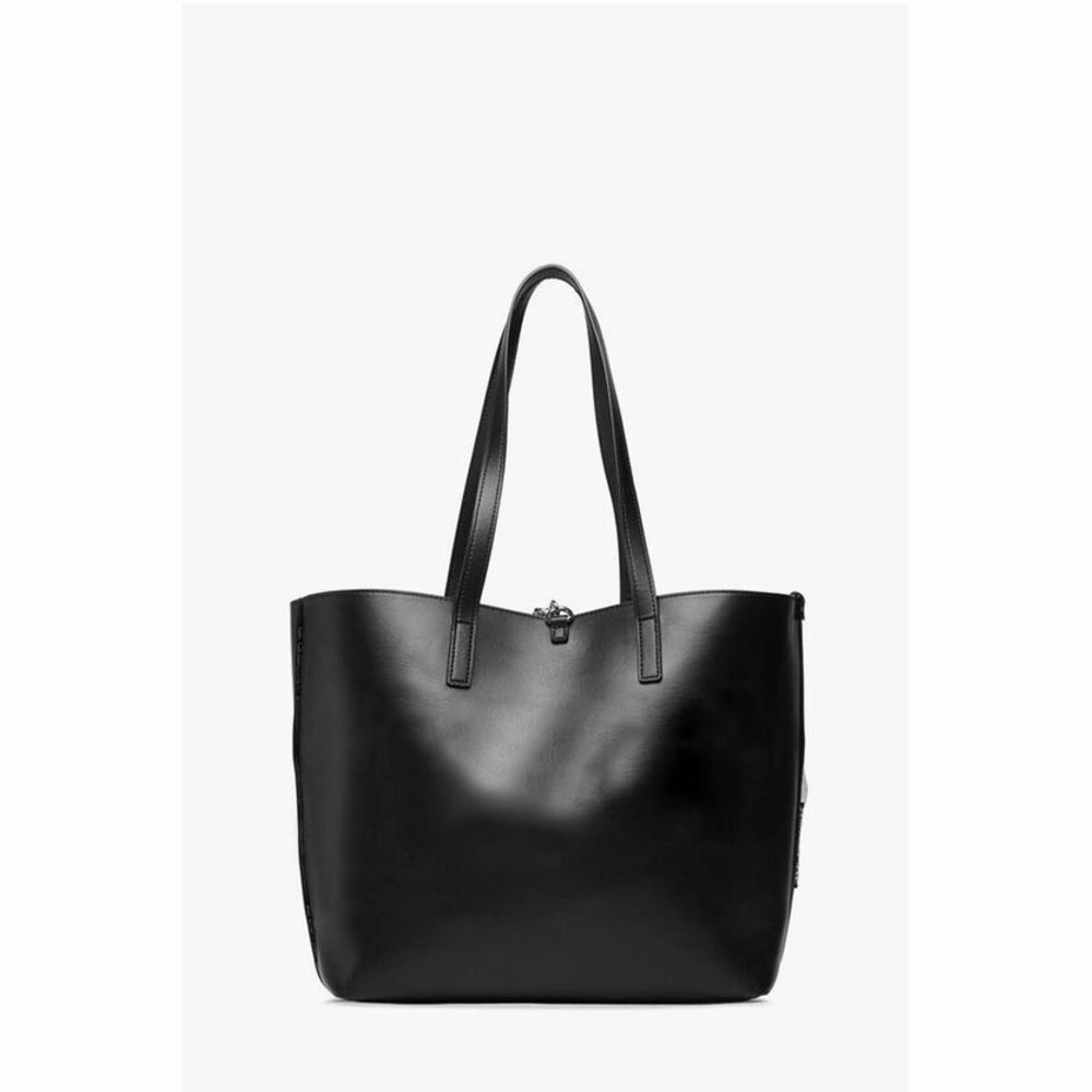 Versace JEANS COUTURE Reversible Faux Leather Tote Bag with Matched