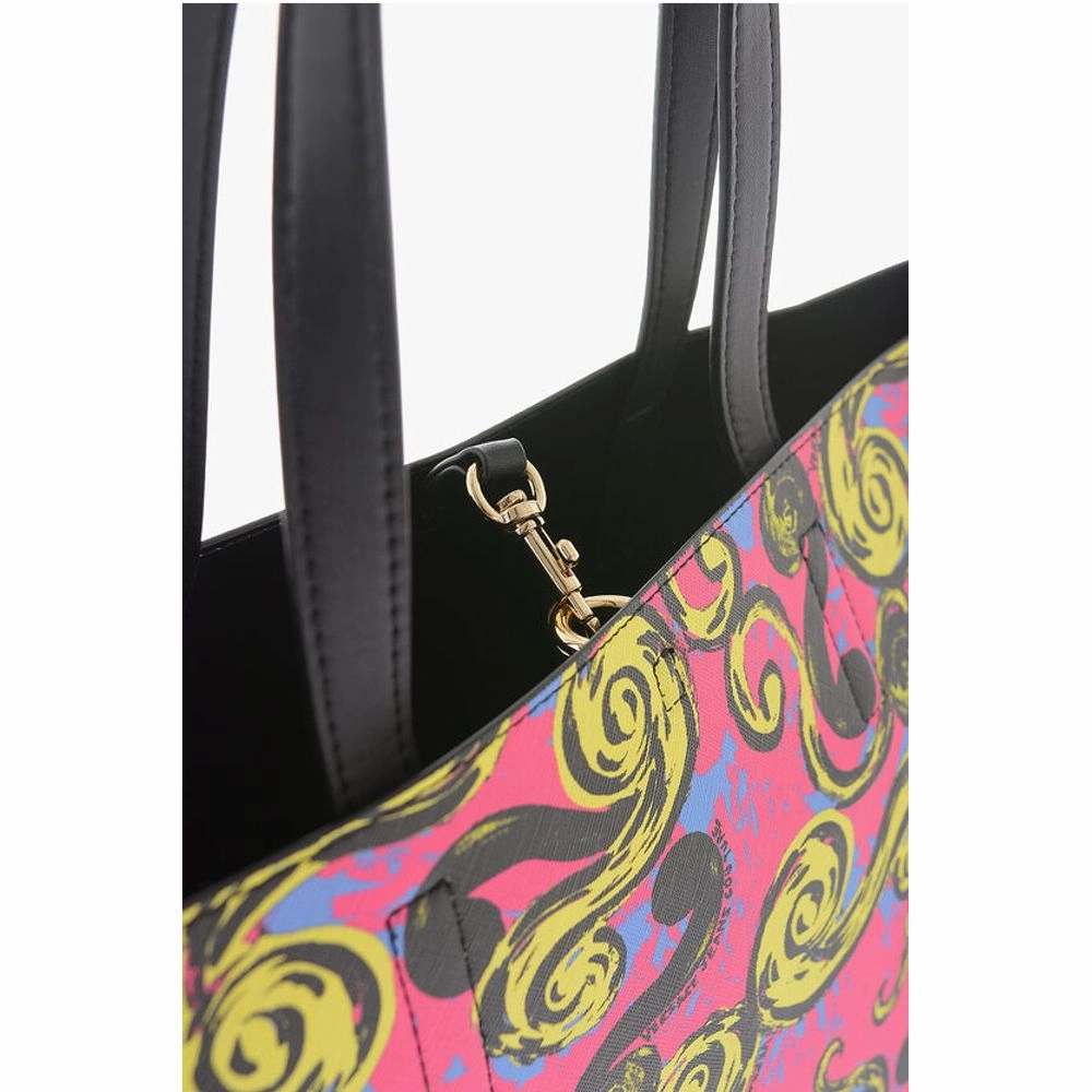 Versace JEANS COUTURE Reversible Faux Leather Tote Bag with Matched