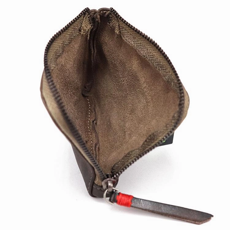 Vintage Leather Wallet Mens Zip Around Small Leather Zip Wallet Mens Wallets That Zip
