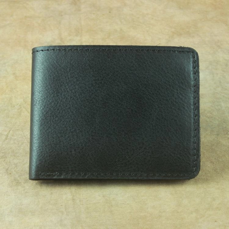 Vintage Mens Leather Slim Bifold Small Wallet Cool billfold Slim Small Wallet for Men