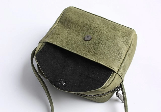 Vintage WOMENs LEATHER Small Shoulder Bag Crossbody Purse FOR WOMEN