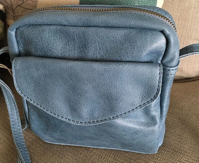 Vintage WOMENs LEATHER Small Shoulder Bag Crossbody Purse FOR WOMEN