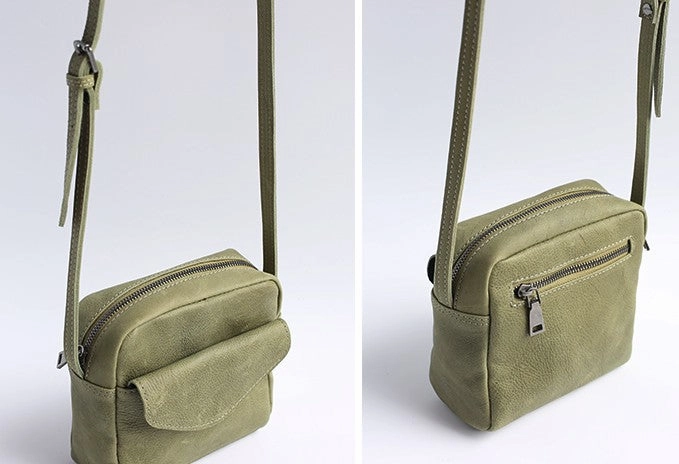 Vintage WOMENs LEATHER Small Shoulder Bag Crossbody Purse FOR WOMEN