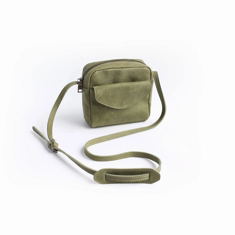 Vintage WOMENs LEATHER Small Shoulder Bag Crossbody Purse FOR WOMEN