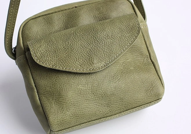 Vintage WOMENs LEATHER Small Shoulder Bag Crossbody Purse FOR WOMEN