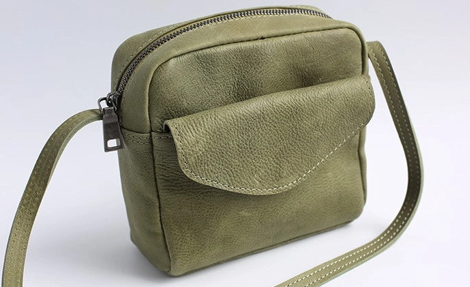 Vintage WOMENs LEATHER Small Shoulder Bag Crossbody Purse FOR WOMEN