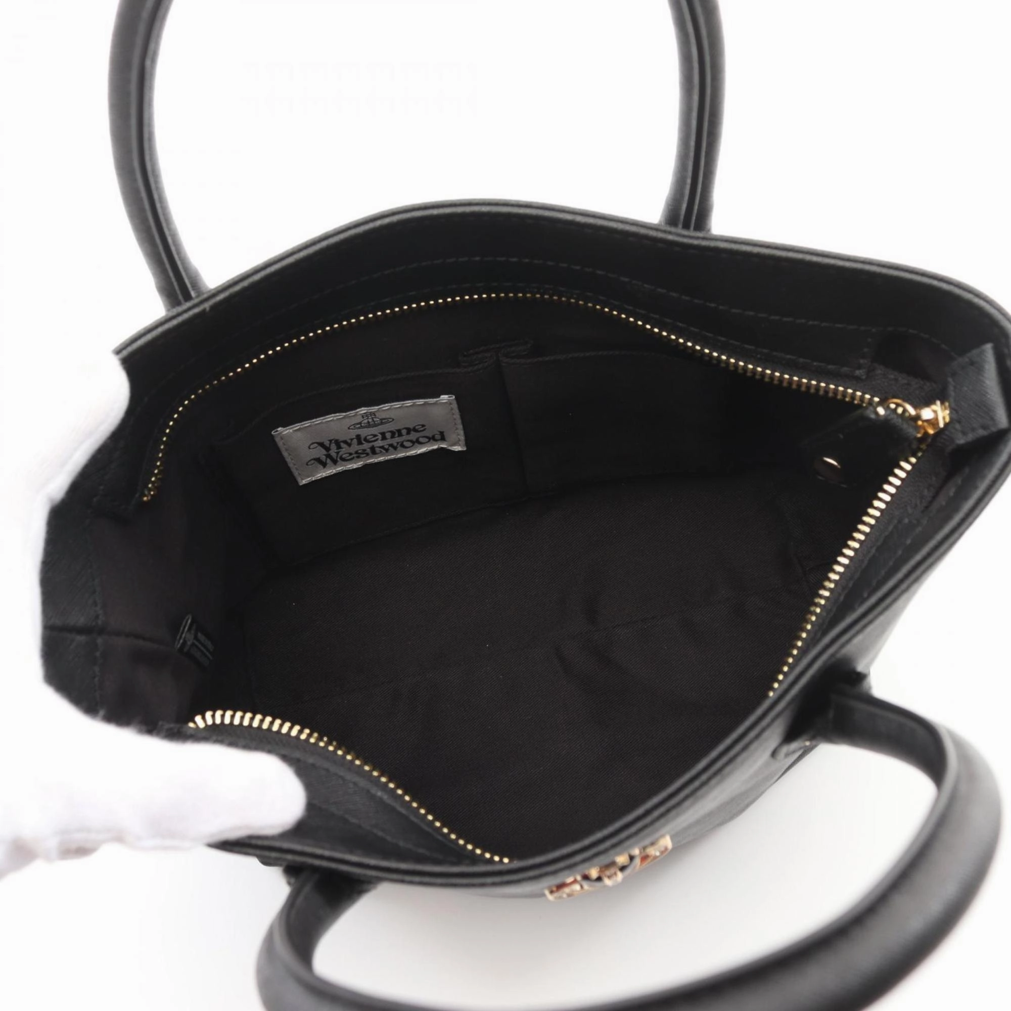 Vivienne Westwood Leather Tote Bag (Pre-Owned)