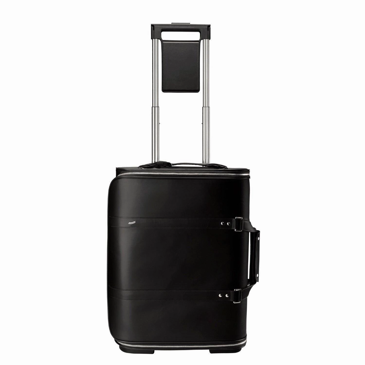 Vocier 2-Piece Travel Set Zero Crease System & Leather Briefcase