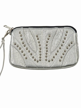 Weekender Clutch Silver