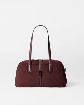Wine Nubuck Astor Satchel