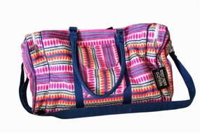 Winnsboro Weekender Bag In Pink Aztec