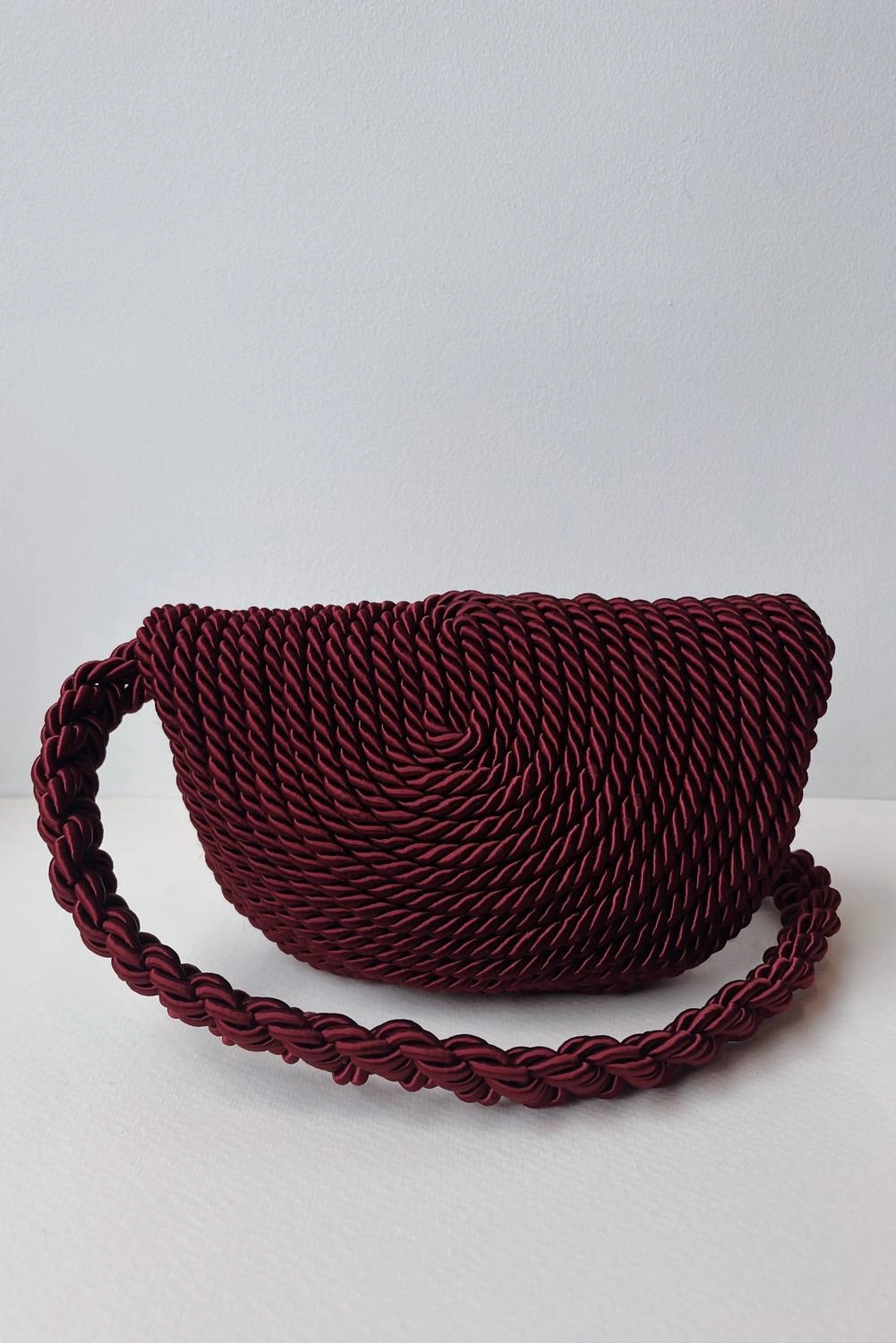 Women's Bay Corded Purse In Bordeaux