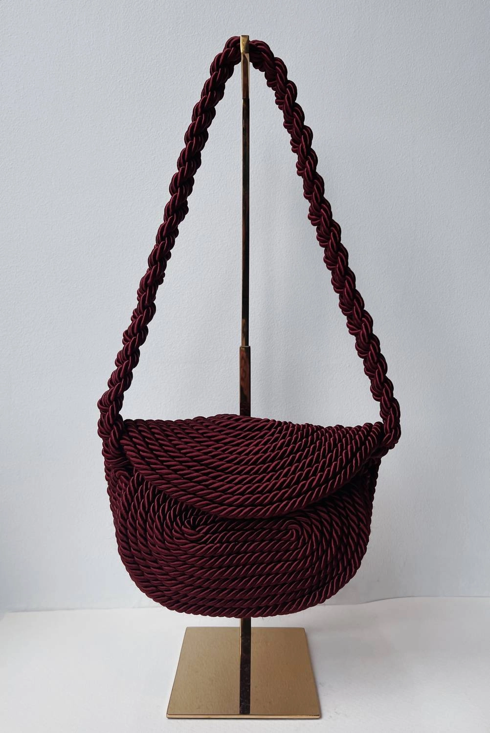 Women's Bay Corded Purse In Bordeaux
