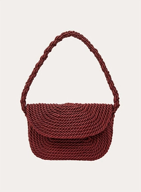 Women's Bay Corded Purse In Bordeaux