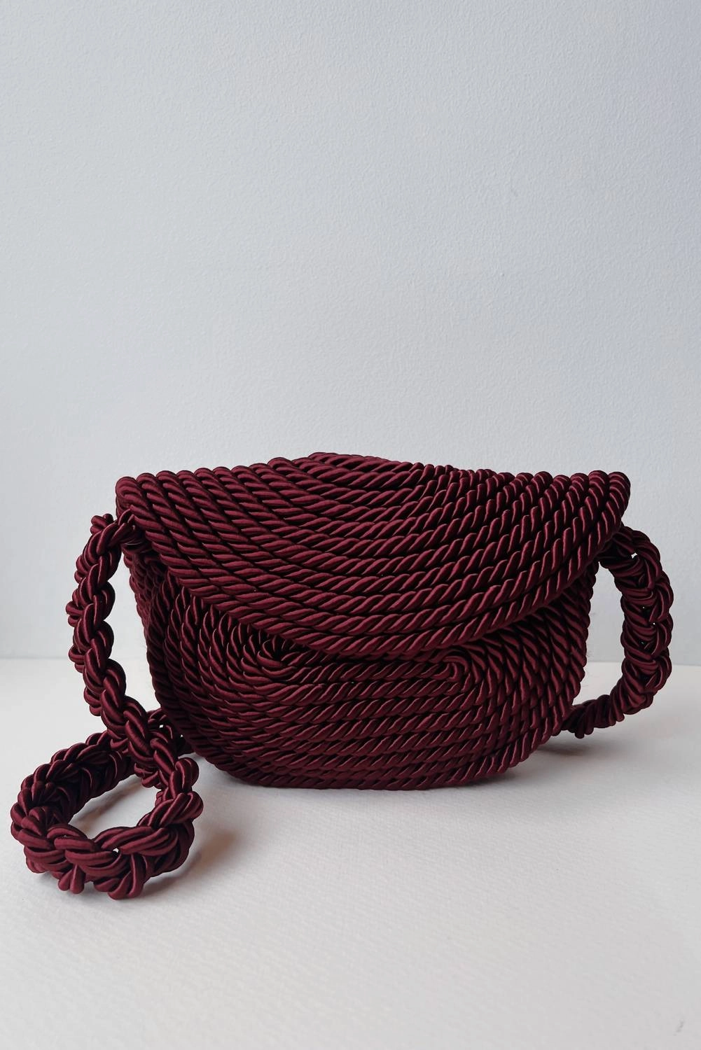 Women's Bay Corded Purse In Bordeaux