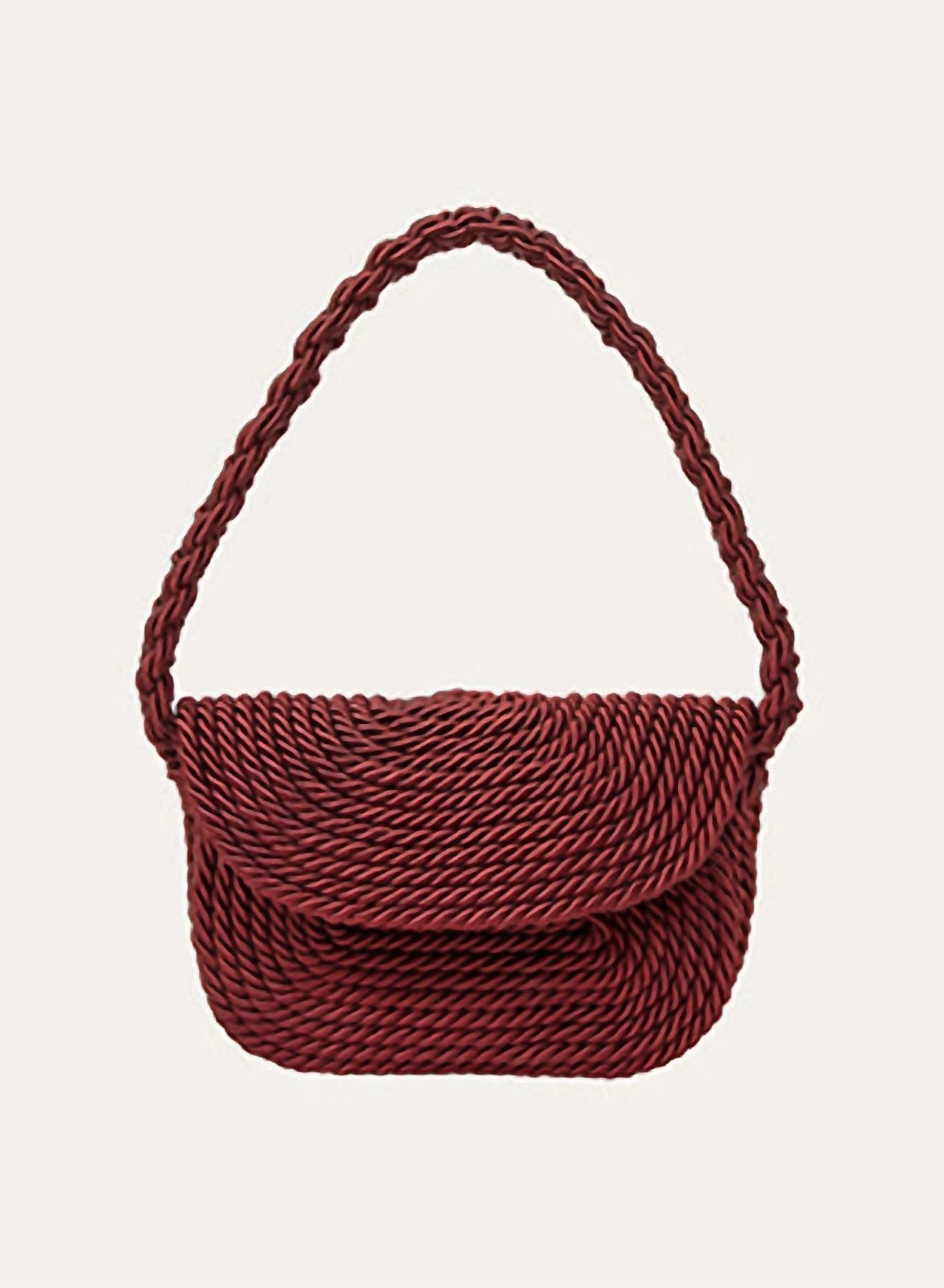 Women's Bay Corded Purse In Bordeaux