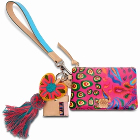 Women's Ceci Combi Wallet In Pink Multi