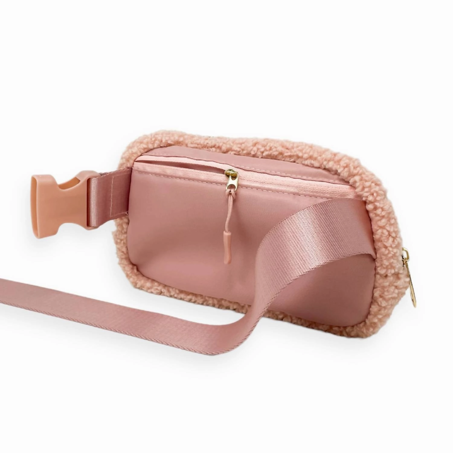 Women's Cozy Belt Sling Crossbody Bag In Pink