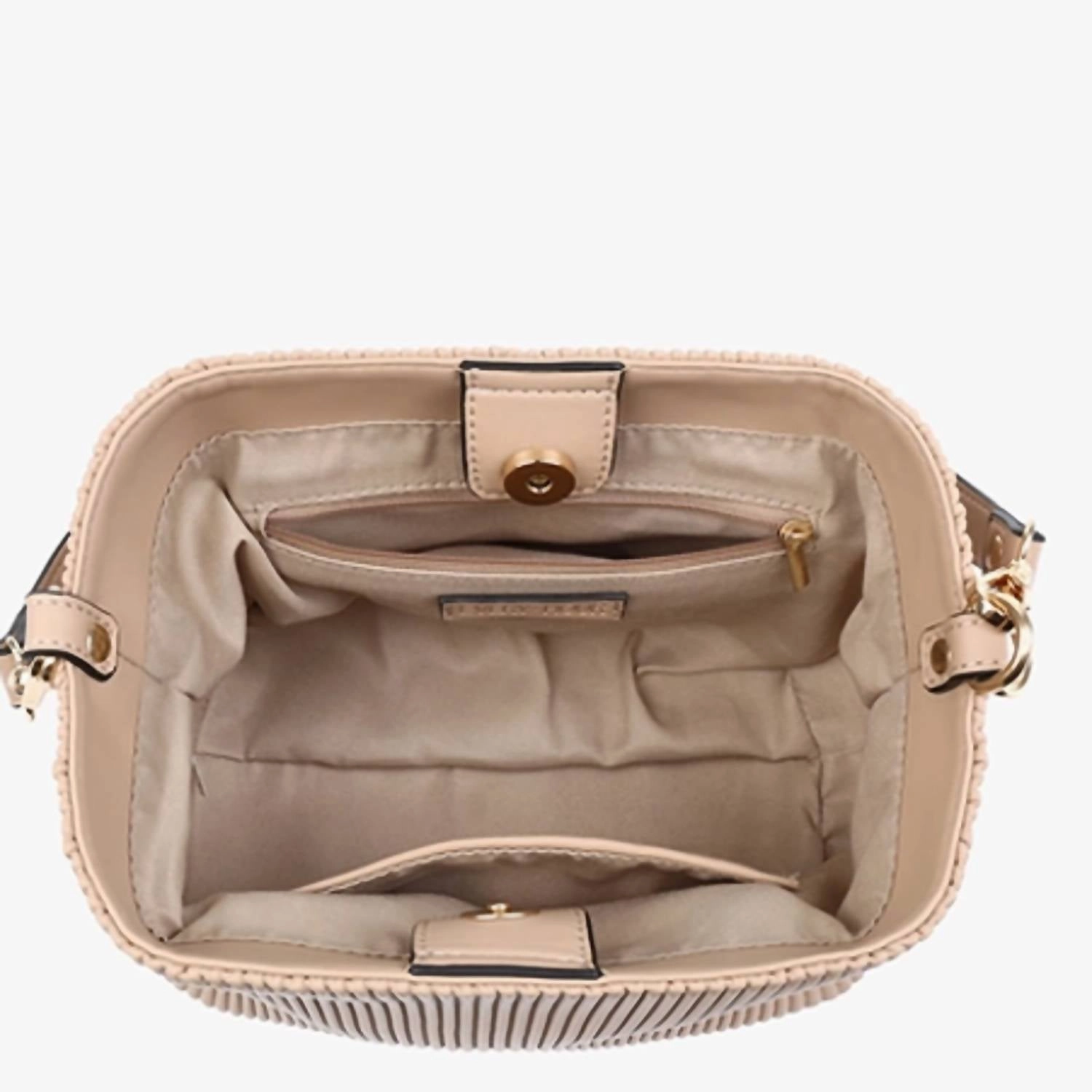 Women's Dove Pleated Satchel Crossbody Bag In Lilac