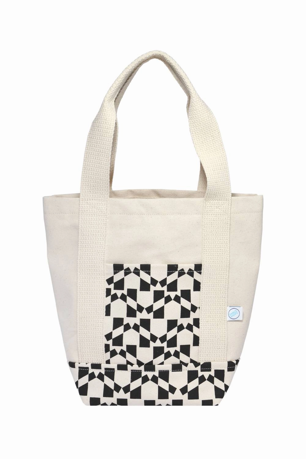 Women's Hadley Mini Tote Bag In Ivory/black