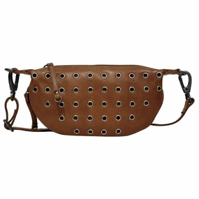 Women's Leather Bond Bag In Cognac