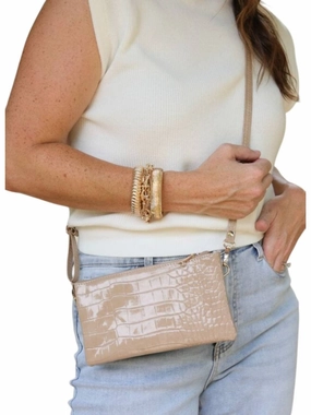 Women's Liz Crossbody Bag In Tan