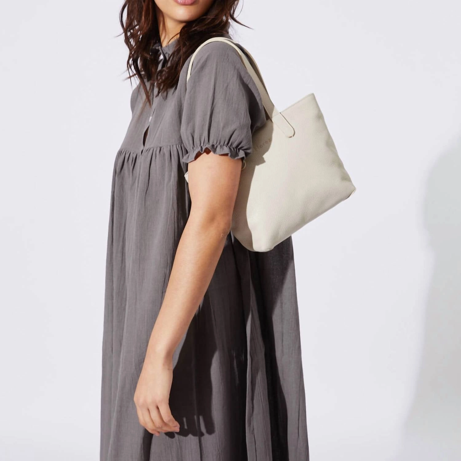 Women's Mini Kyle Tote Bag In Ivory