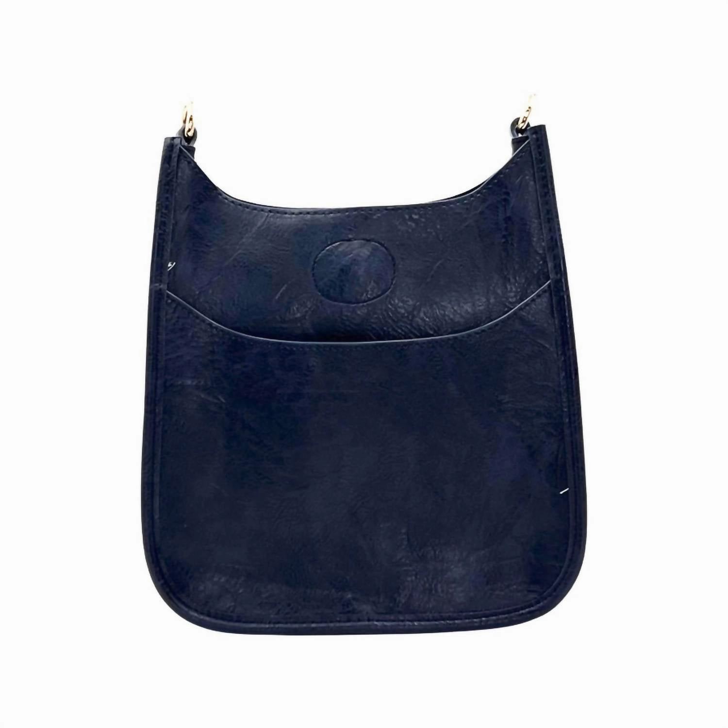Women's Mini Messenger No Strap Bag In Navy
